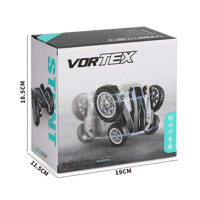 1:24 2.4G Flowering Stunt Car RC Double Deformation Remote Control Car Twisting Rotating Toy Car(...