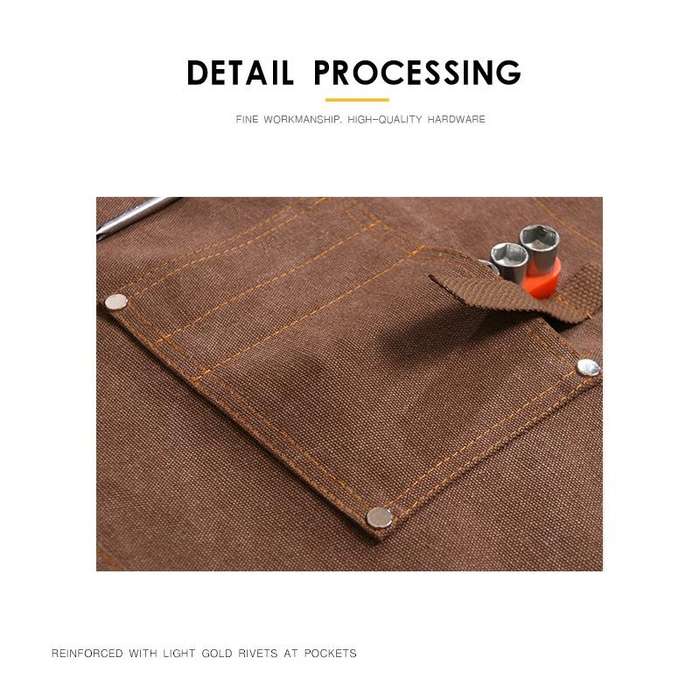 Canvas Apron Barber Roasting Cafe Gardening Woodworking Men And Women Canvas Work Clothes, Specif...