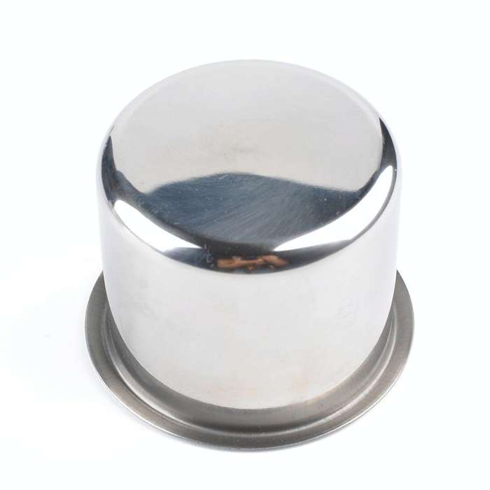Stainless Steel Drop-in Cup Holder Table Drink Holder for RV Car Truck Camper, Size: 6.8 x 5.6cm