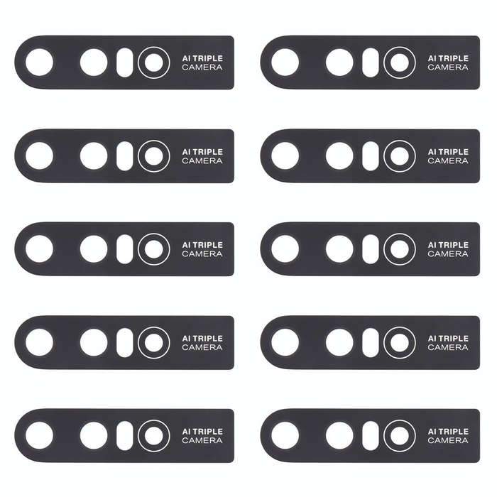For Vivo S1 / V15 10pcs Back Camera Lens (Black)