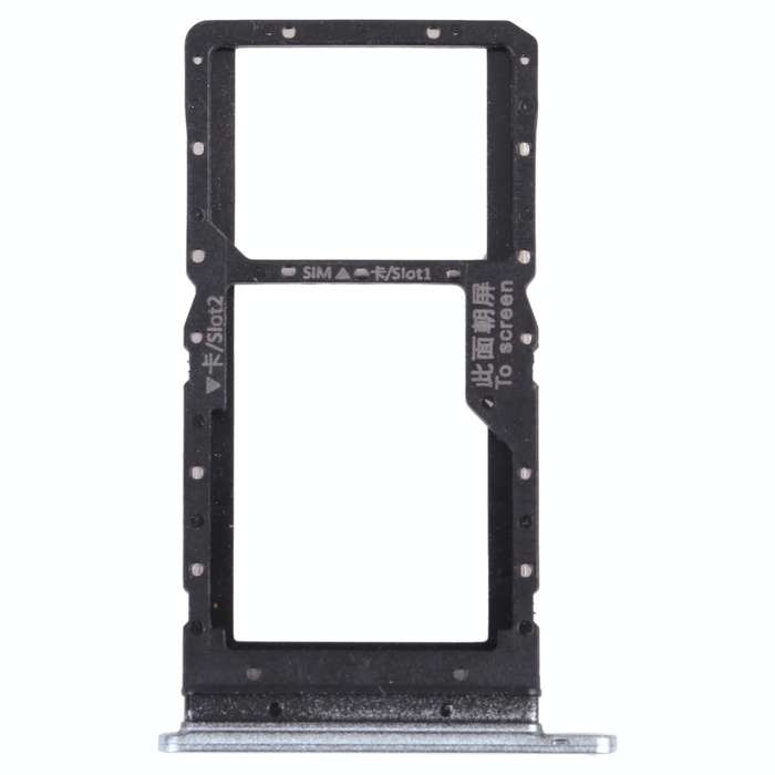 SIM Card Tray + SIM Card Tray / Micro SD Card Tray for Honor play 5T (Green)