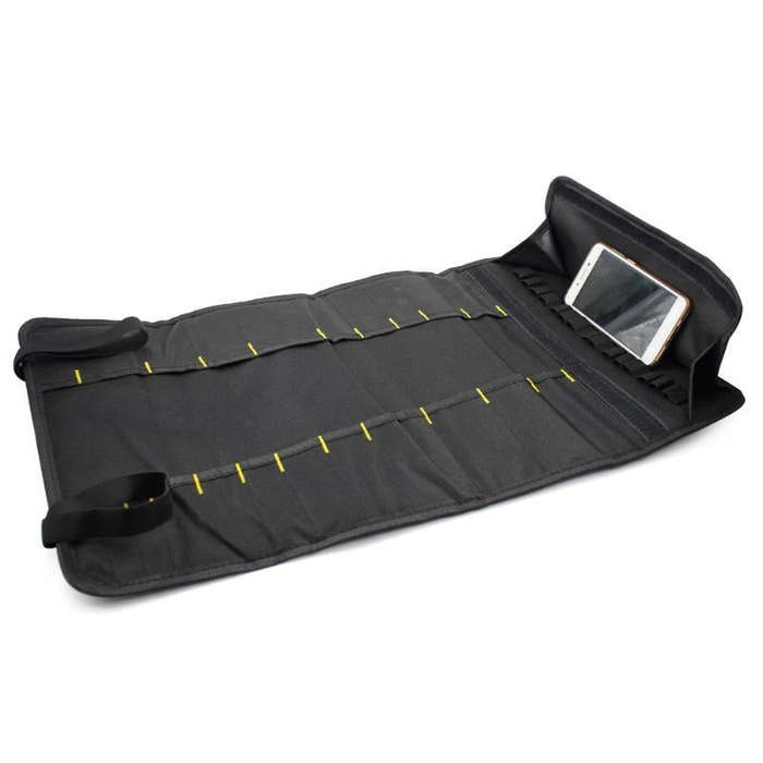 Multi-function Waterproof Oxford Carrying Folding Roll Bags Portable Storage Tool Bag(Black)