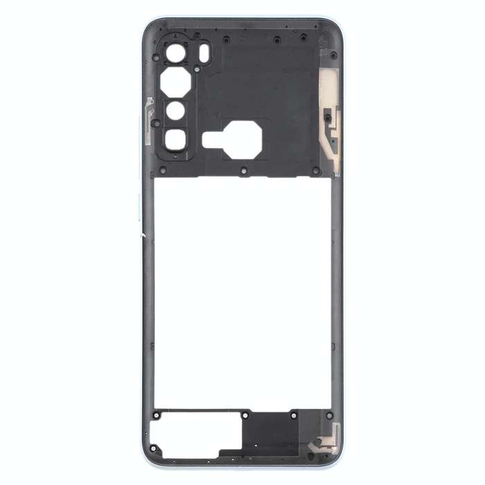 For HTC U20 5G Original Middle Frame Bezel Plate (White)