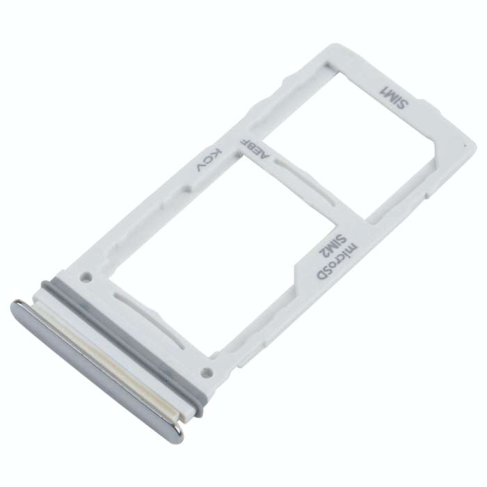 For Samsung Galaxy A52S 5G SM-A528 SIM Card Tray + SIM Card Tray / Micro SD Card Tray (Silver)