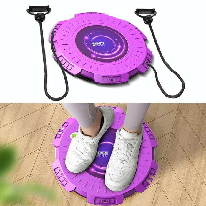 KINGZE Home Waist Twist Board Fitness Equipment Sports Abdomen Revolving Twisting Machine, Specif...