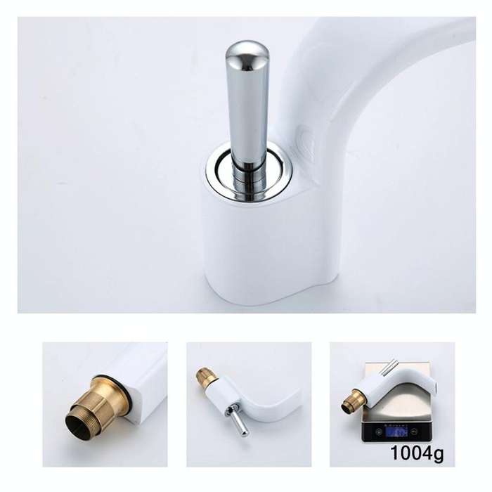 Bathroom All Copper Basin Hot And Cold Water Faucet, Specification: Platinum