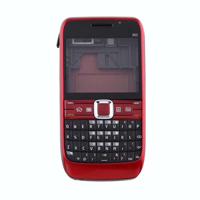 Full Housing Cover (Front Cover + Middle Frame Bezel + Battery Back Cover + Keyboard) for Nokia E...