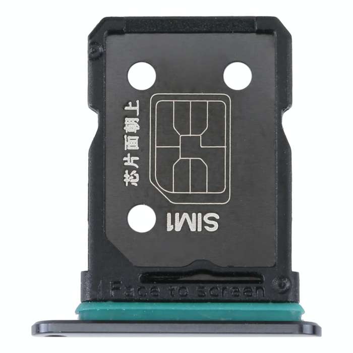 For OPPO Reno7 SE 5G SIM Card Tray + SIM Card Tray (Black)