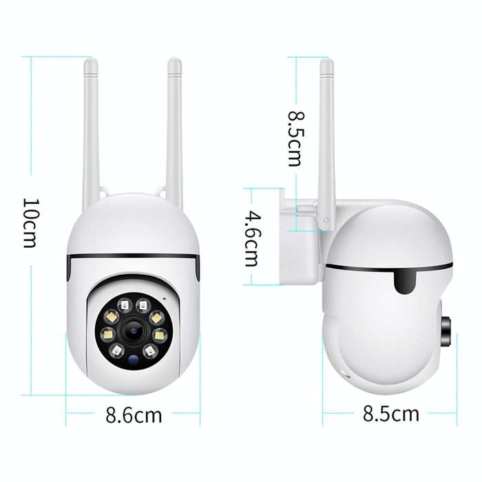 A7 1080P HD Wireless WiFi Smart Surveillance Camera Support Night Vision / Two Way Audio without ...