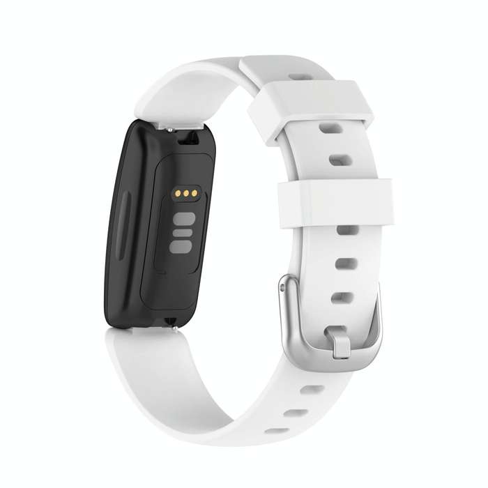 For Fitbit Inspire 2 TPE Watch Band, Size:S(White)