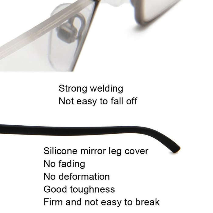 TR90 Seniors Clear Glasses With Portable Case Lightweight Presbyopic Glasses, Degree: +4.00(Blue)