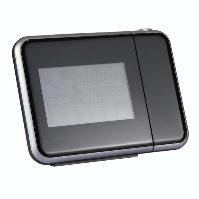 Multifunctional Digital Color LCD Display LED Projection Alarm Clock with Weather Station / Tempe...