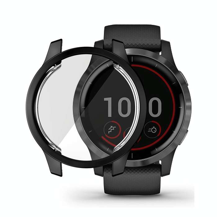 For Garmin Venu 2 45mm / Vivoactive 4 45mm ENKAY Hat-Prince Full Coverage Electroplate TPU Soft C...