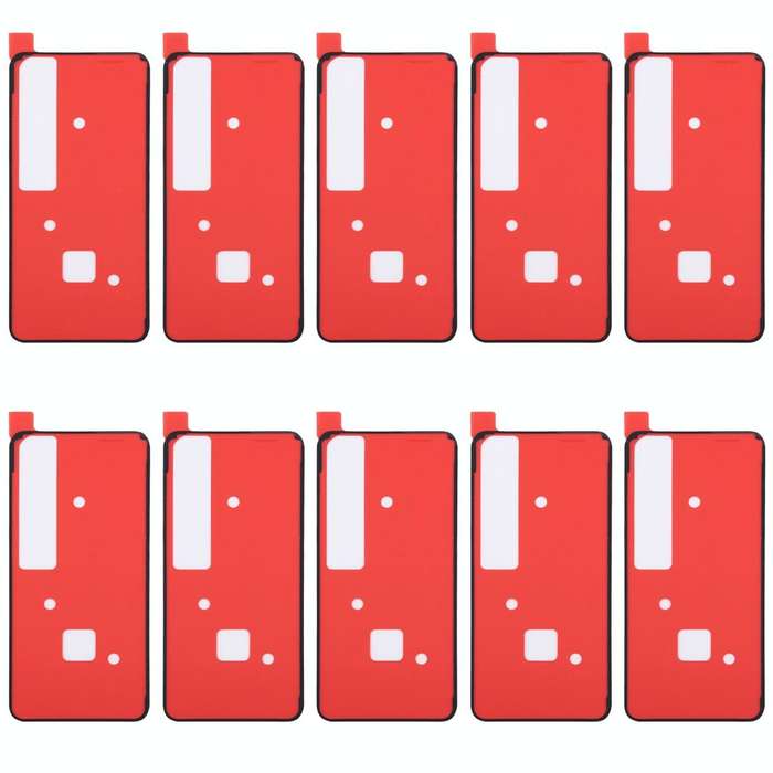 10 PCS Original Back Housing Cover Adhesive for Xiaomi Mi 10 Pro 5G / Mi 10 5G