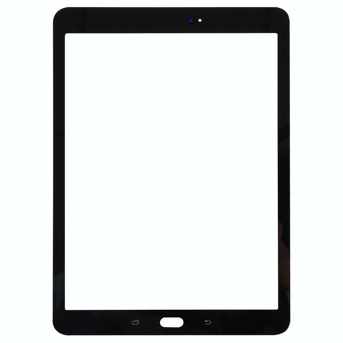 For Galaxy Tab S2 9.7 / T810 / T813 / T815 / T820 / T825 Front Screen Outer Glass Lens (Black)