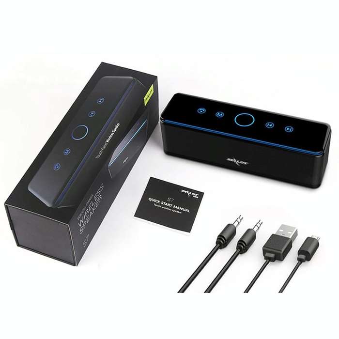 ZEALOT S7 Portable Smart Touch Stereo Bluetooth Speaker with Built-in Mic, Support Hands-Free Cal...