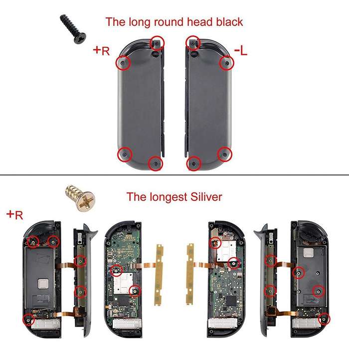 For Nintendo Switch Joy-Con 2sets Screws Repair Tools,Spec: 18 In 1
