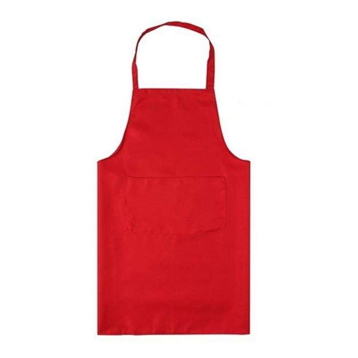 2PCS Kitchen Chef Aprons Cooking Baking Apron With Pockets(Yellow)