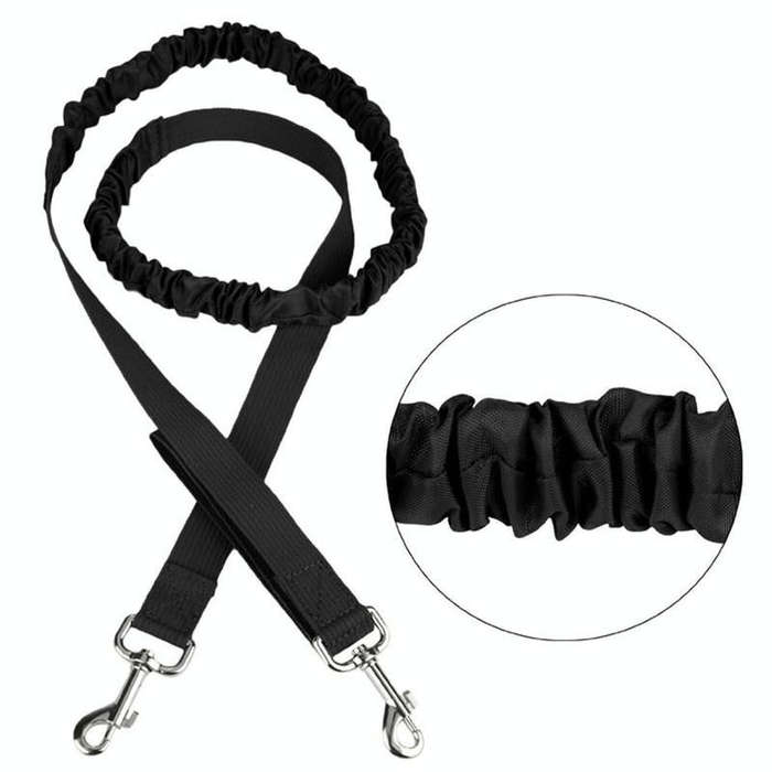 Dog Running Reflective Adjustable Belt Traction Rope with Small Bag, Specification:4-Piece Set(Red)