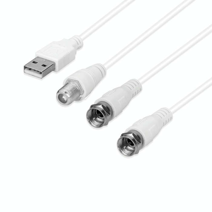 Ultra-thin Indoor HD Digital TV Antenna with 50 Miles Long Range Amplifier(White)