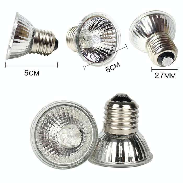 UVA+UVB Full Spectrum Solar Reptile Lamp Lizard Light Turtle Basking Lamp, Specification: 25W