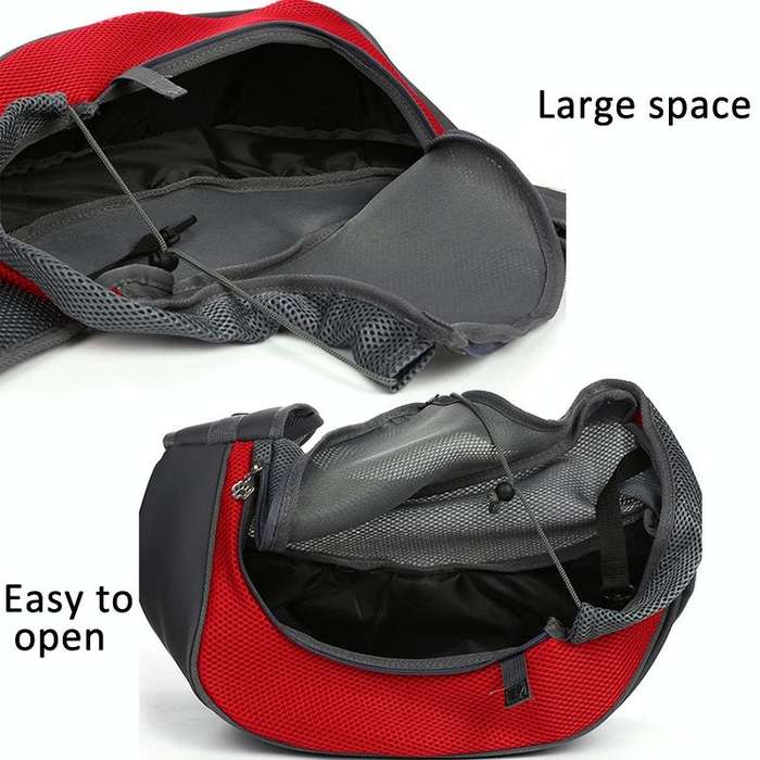 Pet Bag Widened Shoulder Strap Breathable Messenger Cat Bag,Size: Small(Pink)