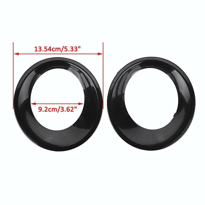 1 Pair For BMW X3 E83 LCI 2007-2010 Car Bumper Fog Lamp Decorative Cover
