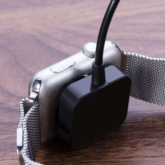 1m Square Magnetic Fast Charger USB Charging Cable for Watch Apple Series Ultra/8/7/6/SE/SE2/5/4/...