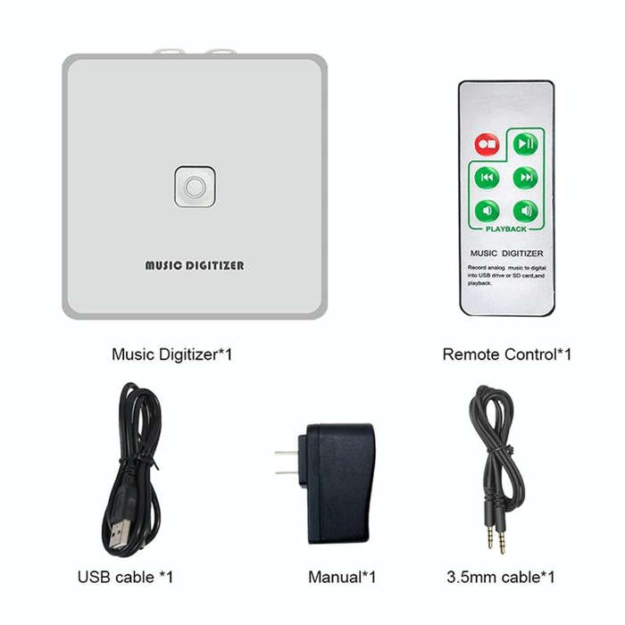 Ezcap 241 Audio Recorder Cassette CD to MP3 Converter Digital to Analog Converter
