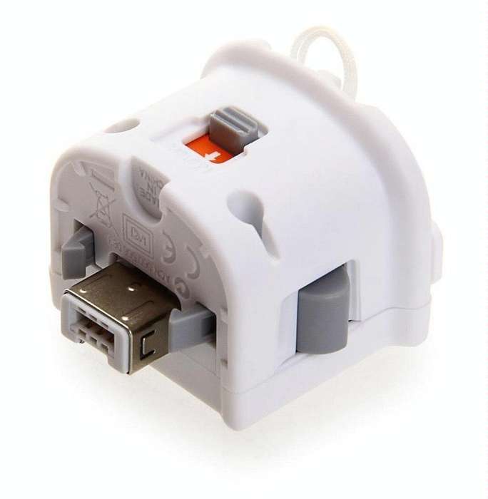 For Nintend Wii Console Remote Motion Plus Adapter Sensor(White)