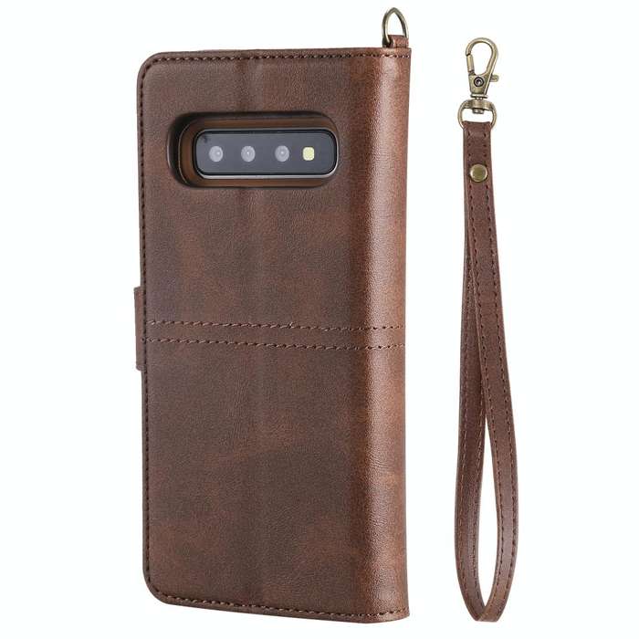 For Galaxy S10 Multifunctional Detachable Magnetic Horizontal Flip Leather Case with Card Slots &...