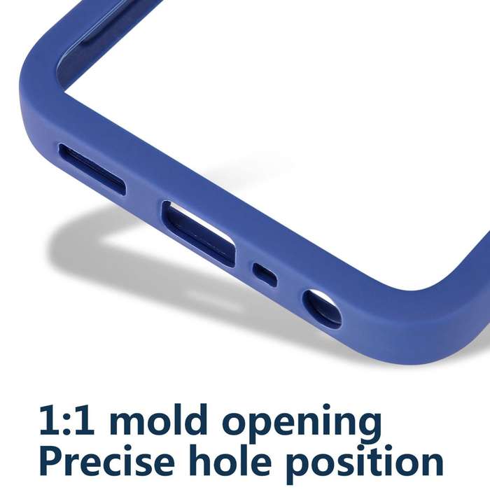 For OPPO A74 5G Acrylic + TPU 360 Degrees Full Coverage Phone Case(Blue)