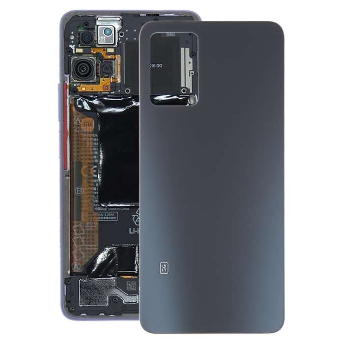 For Xiaomi Redmi Note 11 Pro+ 5G Glass Battery Back Cover(Black)