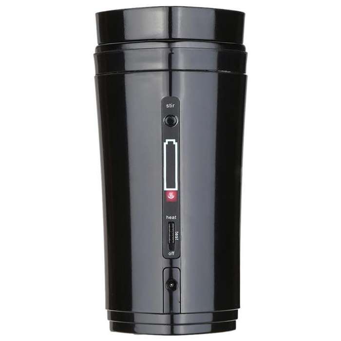 USB Rechargeable Heating Self-stirring Warm Coffee Cup(Black)