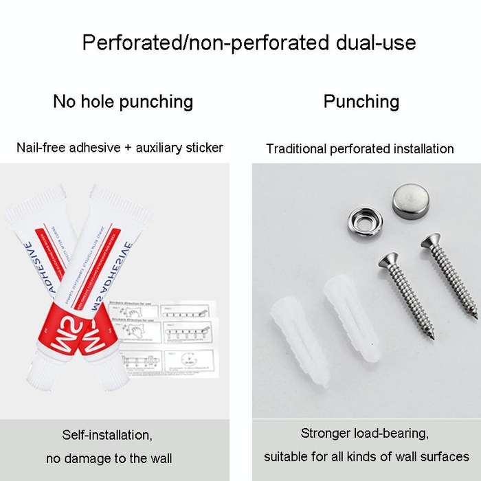 Hotel Stainless Steel Soap Dispenser Home Wall Mounted No Punch Press To Soap Bottle, Style: Squa...