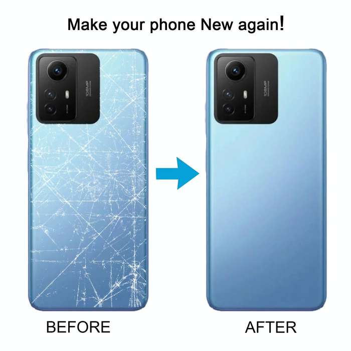 For Xiaomi Redmi Note 12S Original Battery Back Cover(Blue)