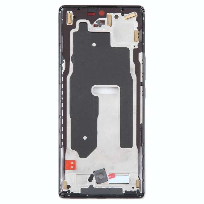 For Honor 70 Front Housing LCD Frame Bezel Plate(Black)