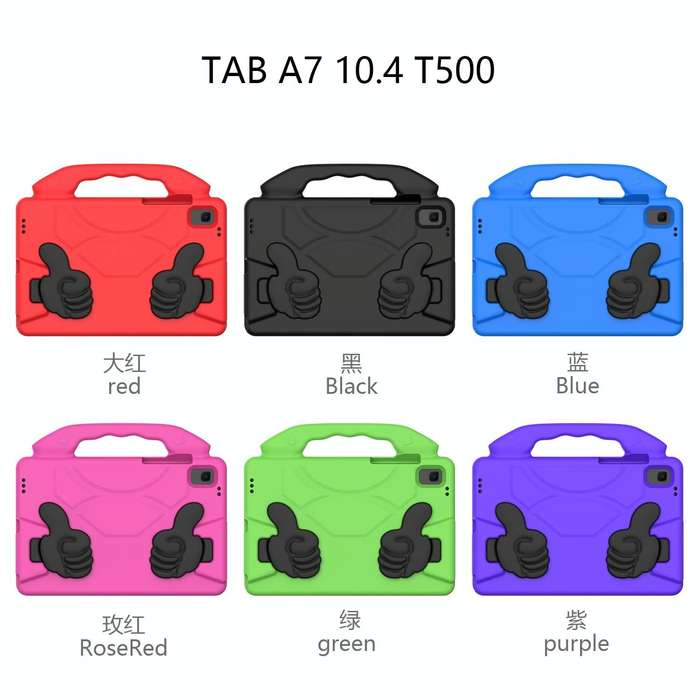 For Samsung Galaxy Tab A7 10.4(2020)T500/T505 EVA Material Children Flat Anti Falling Cover Prote...