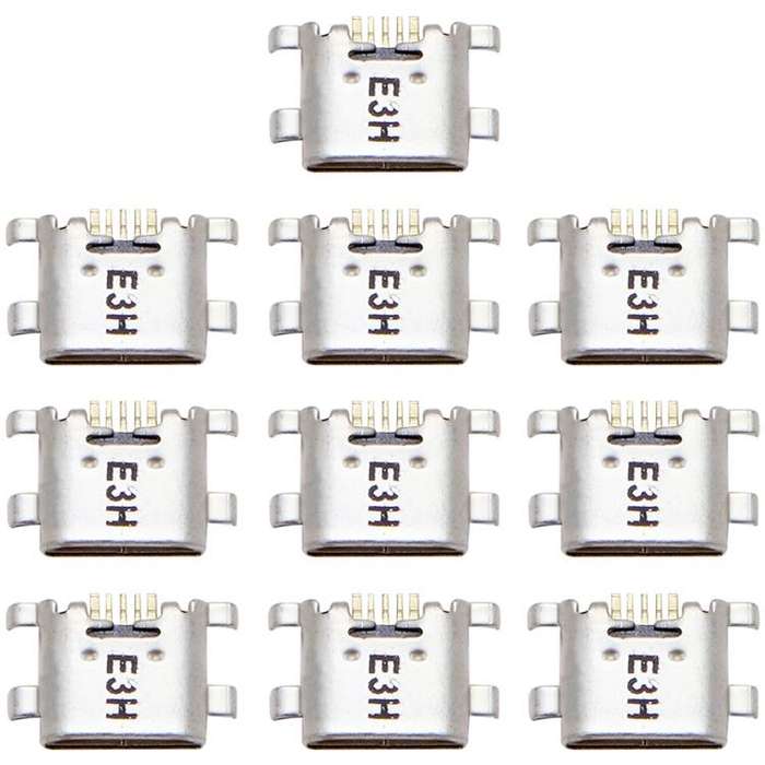 10 PCS Charging Port Connector for Huawei Y7 (2017)