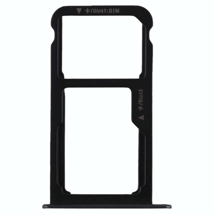 SIM Card Tray + SIM Card Tray / Micro SD Card for Huawei P9 Lite(Black)