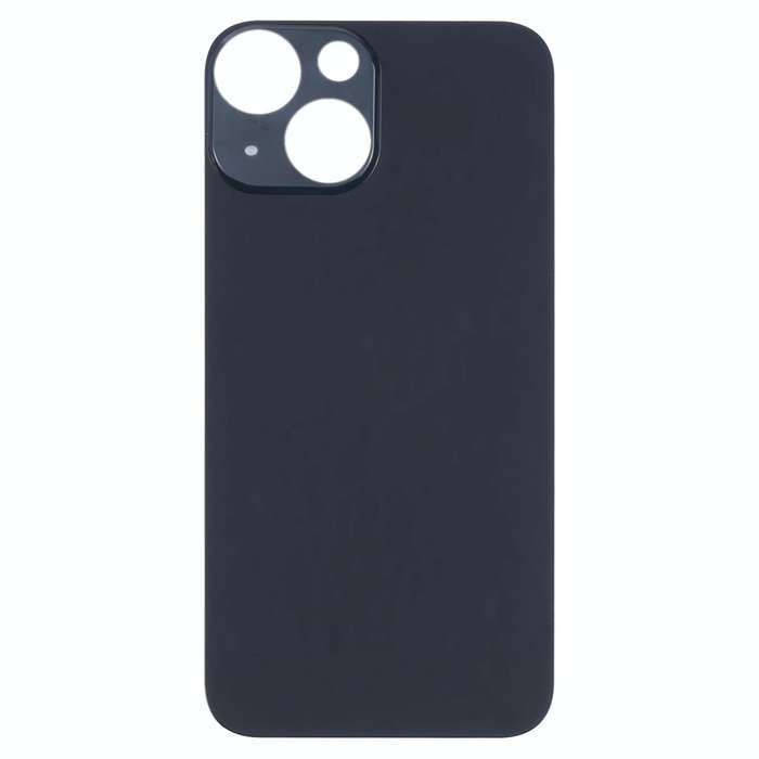 Easy Replacement Big Camera Hole Glass Back Battery Cover for iPhone 13 mini(Black)