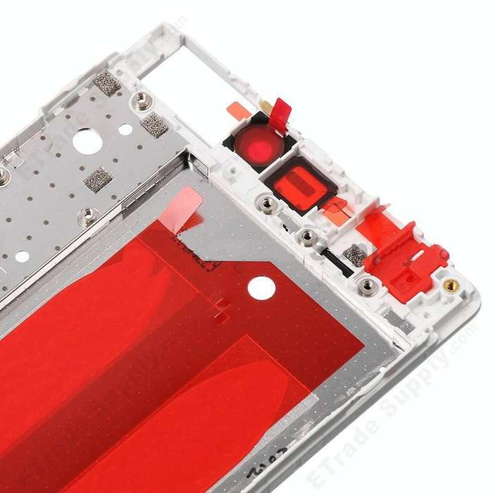 Front Housing Screen Frame Bezel  for Huawei Ascend P8(White)