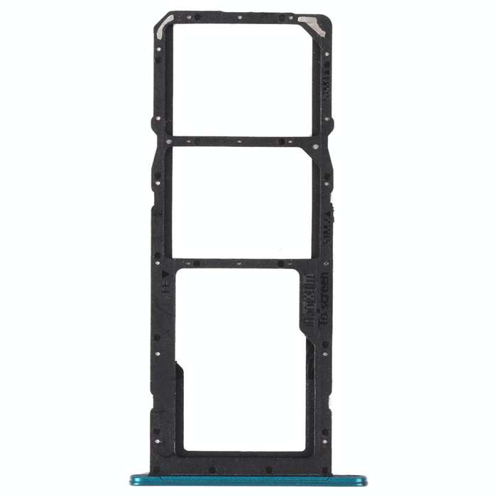 SIM Card Tray + SIM Card Tray + Micro SD Card Tray for Huawei Enjoy 20 SE 4G(Green)