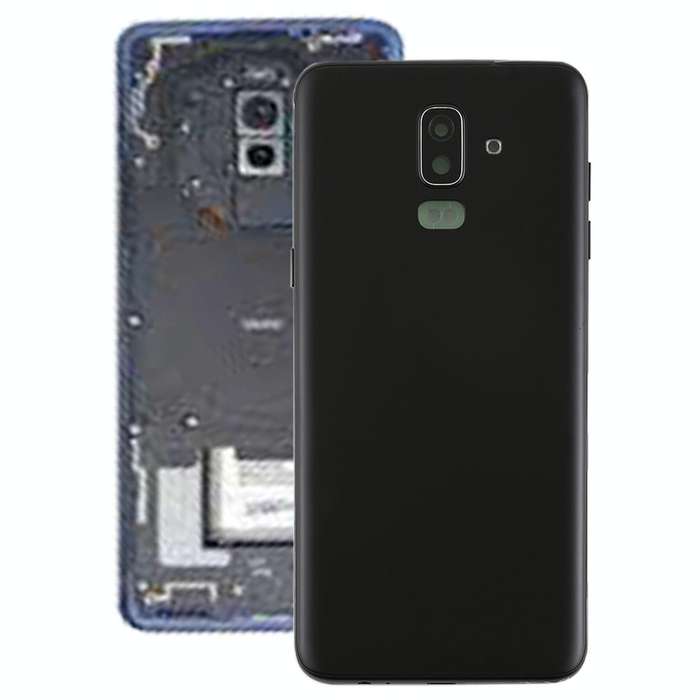 For Galaxy J8 (2018), J810F/DS, J810Y/DS, J810G/DS Back Cover with Side Keys & Camera Lens (Black)