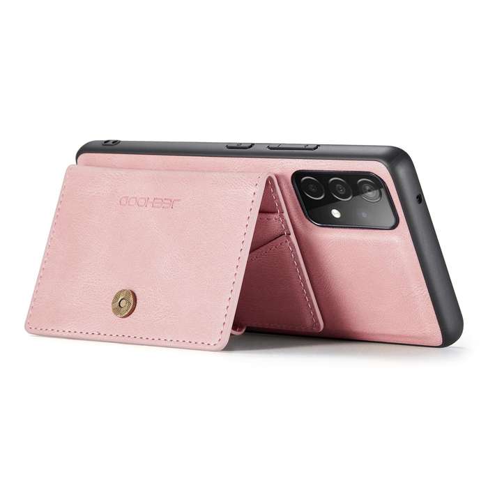 For Samsung Galaxy A33 5G JEEHOOD Retro Magnetic Detachable Phone Case with Wallet & Card Slot & ...