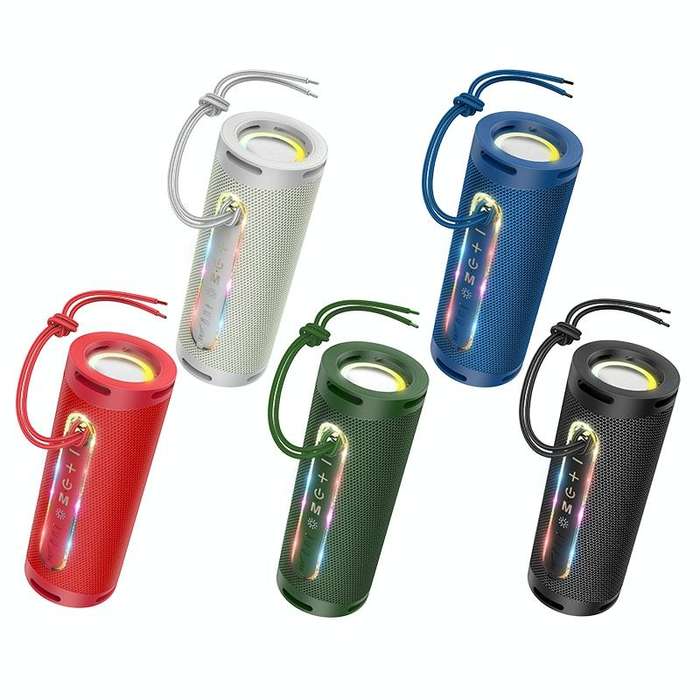 hoco HC9 Bluetooth 5.1 Dazzling Pulse Sports Bluetooth Speaker(Black)