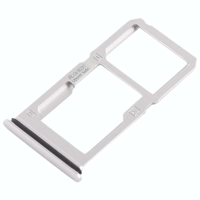 For Vivo X21i SIM Card Tray + SIM Card Tray / Micro SD Card Tray (Silver)