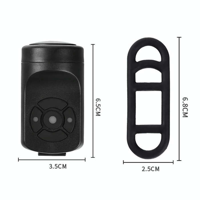 Bicycle 120db Electric Bell 4 Modes Rechargeable Cycling Anti-theft Alarm Horn