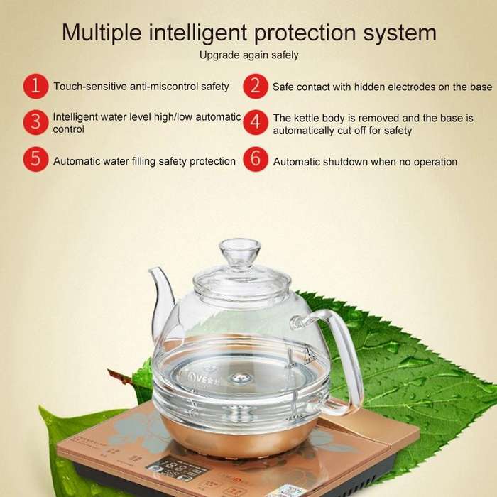 KAMJOVE H7 Yongquan Type Tea Art Stove Automatic Water Heating Electric Kettle, Specification:CN ...