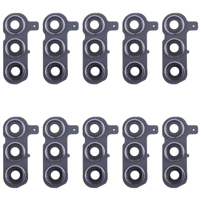 For Samsung Galaxy S24+ SM-S926B 10pcs Original Rear Camera Lens Cover(Silver)